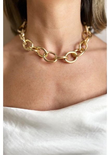 Choker Gold Zincir Kolye