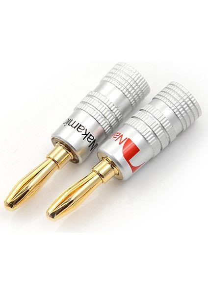 12 Adet Altın Nakamichi Hoparlör Muz Fiş Konnektörü Adaptör Konnektörleri (Yurt Dışından) indirimleri