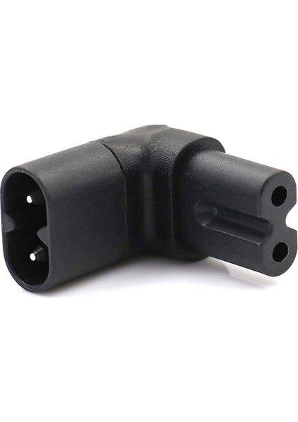 Adet Iec 320 C7-C8 90 Derece Yukarı Aşağı Açılı Dik Açılı Ac Güç Adaptörü (Yurt Dışından)