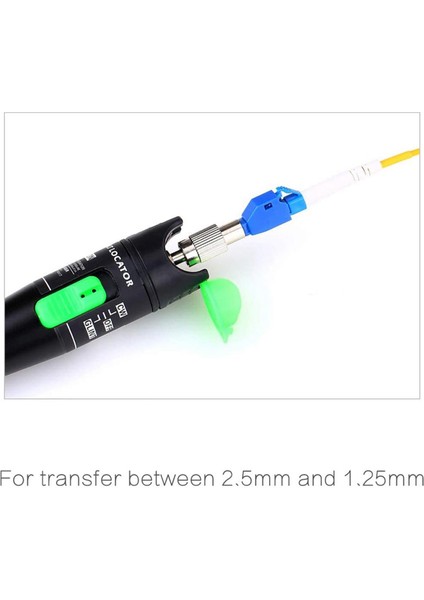 Fiber Optik Dönüştürücü Adaptör-2 x Görsel Arıza Tespit Adaptörü-Mavi ve Gümüş (Yurt Dışından)