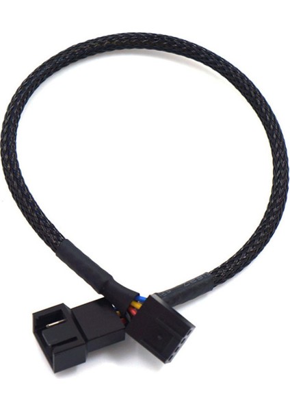 2ft 60 cm Bakır 4pin/3pin Pwm Bilgisayar Kasası Fan Uzatma Güç Kablosu (Yurt Dışından)