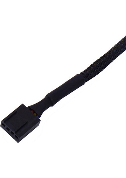 2ft 60 cm Bakır 4pin/3pin Pwm Bilgisayar Kasası Fan Uzatma Güç Kablosu (Yurt Dışından)