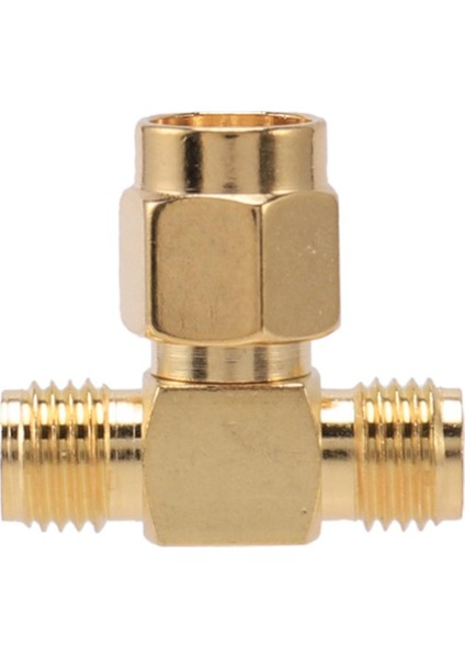 Sma Erkek - Iki Sma Dişi Üçlü T Rf Adaptör Konnektörü 3 Yollu Ayırıcı (Yurt Dışından)