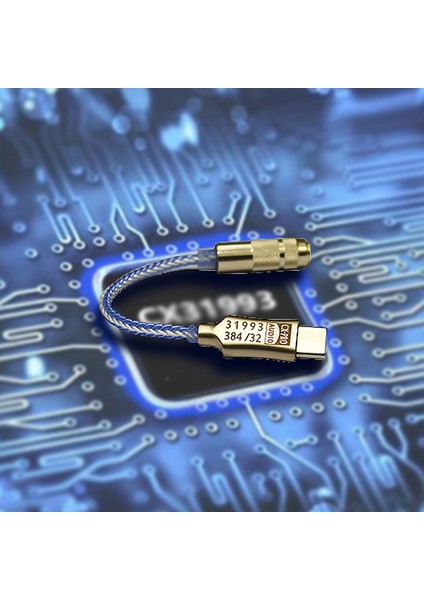 Yeni Kulaklık Adaptörü CX31993 USB Tip C Dac Çıkışı NR128DB Pcm 32B/384KHZ (Yurt Dışından)