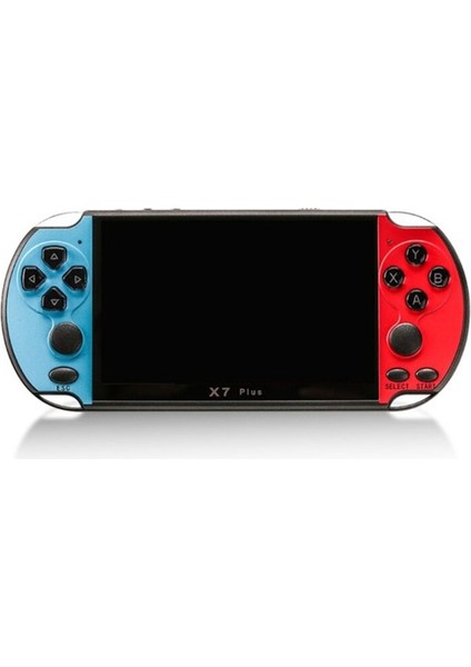 Nintendo X7 Plus Retro El Oyun Konsolu 5.1" 8 GB Hd Ekran Mavi Kırmızı (Ithalatçı Garantili)