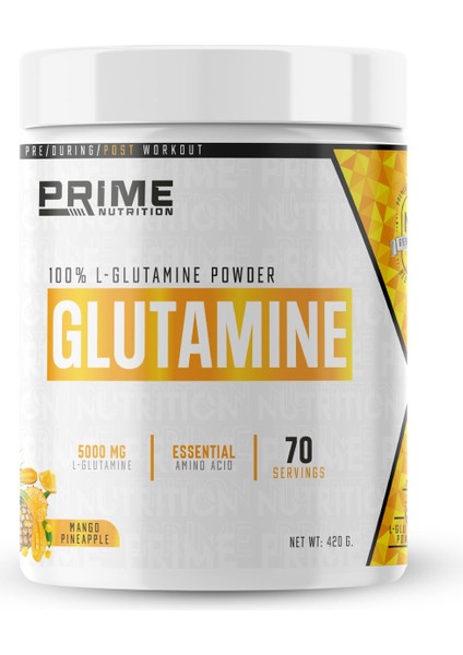 Prime Nutrition L-Glutamine 420 gr Mango & Ananas - Glutamin