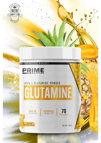 Prime Nutrition L-Glutamine 420 gr Mango & Ananas - Glutamin