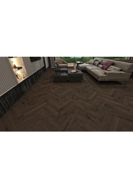 Organic Lamine Parke WH159-57 Oak Salve Balıksırtı Retro Class 13X190X570 1paket 1.30M²