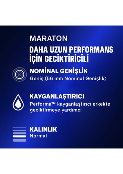 Maraton 20'li Geciktiricili Prezervatif