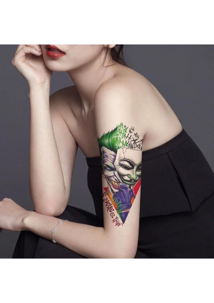 Geçici Joker Dövme Tattoo