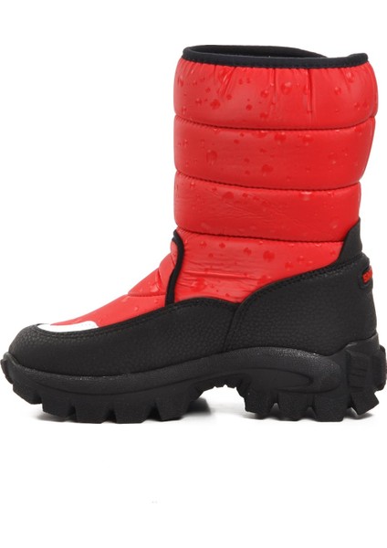 1377-F Kırmızı Çocuk Kar Botu modelleri
