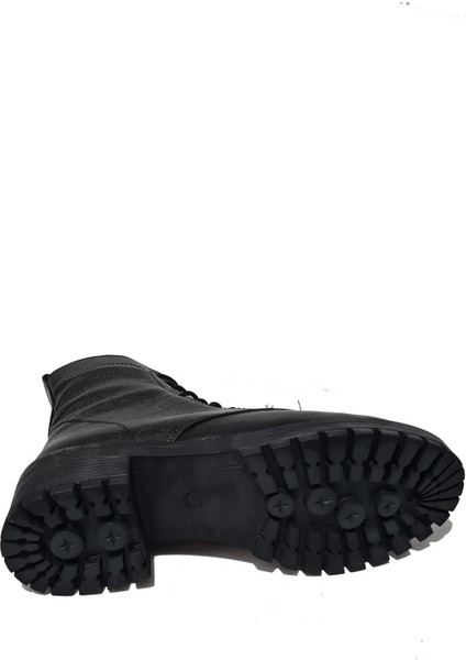 Bağcıklı Fermuarlı Deri Kadın Bot MARKA-837 fırsatları