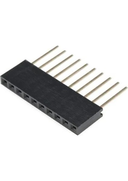 10 Pin 11 mm Uzunluğunda Stackable Dişi Header