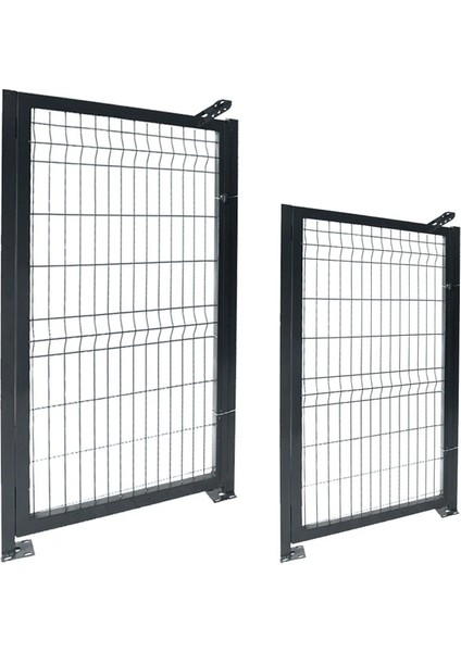 Kanatlı Hazır Panel Çit Kapı Antrasit - Bahçe Kapısı - Panel Tel Çit Kapı indirimleri
