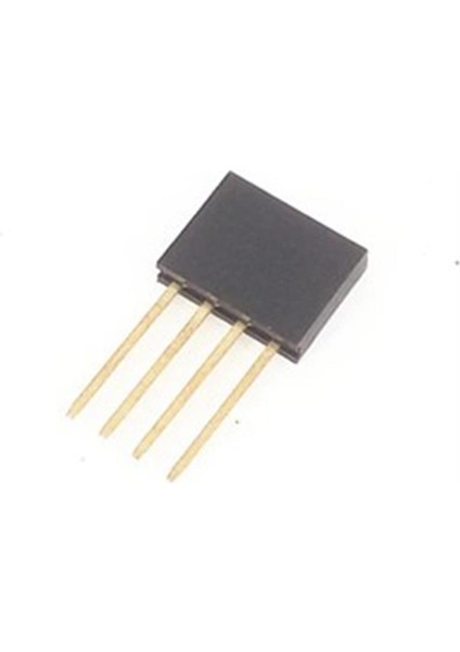 4 Pin 11 mm Uzunluğunda Stackable Dişi Header