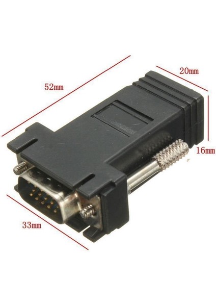 RJ45 VGA Ekleme Ek 30 Metre Uzatıcı Cat5/6 Monitör Extender - 2 Adet fiyatları