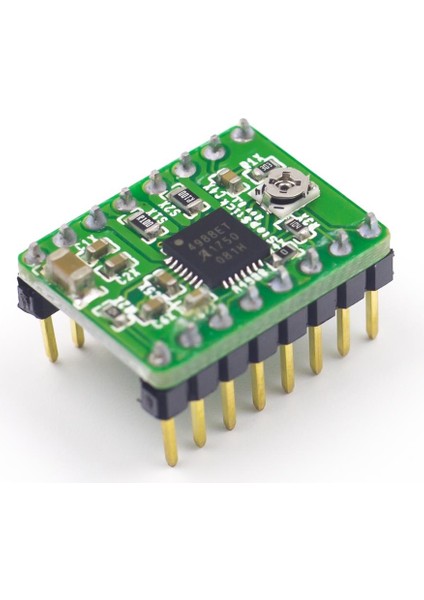 A4988 2A Yeşil Soğutuculu Step Motor Sürücü Kartı 3D Yazıcı/CNC Uyumlu