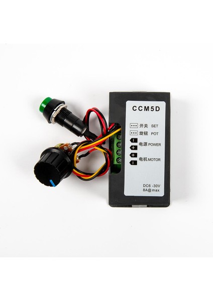 CCM5D Dijital LED Ekranlı 6V-12V-24V PWM DC Motor Hız Kontrolcüsü