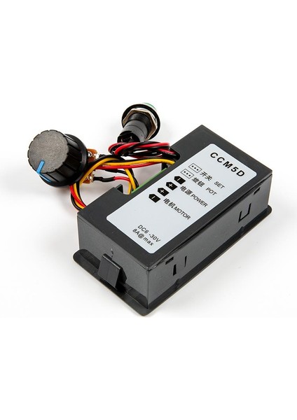CCM5D Dijital LED Ekranlı 6V-12V-24V PWM DC Motor Hız Kontrolcüsü