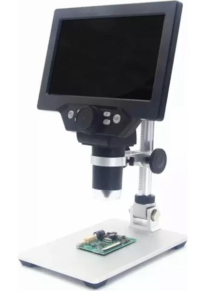 G1200 1200x12MP Dijital Mikroskop + 7" Taşınabilir LCD Ekran (EU Adaptör)