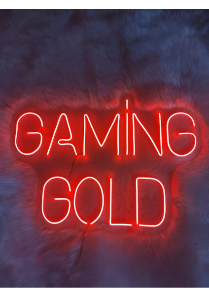Gaming Gold Gamer Neon LED TABELA(70X50CM)