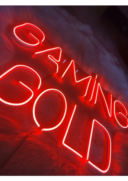 Gaming Gold Gamer Neon LED TABELA(70X50CM) fiyatları