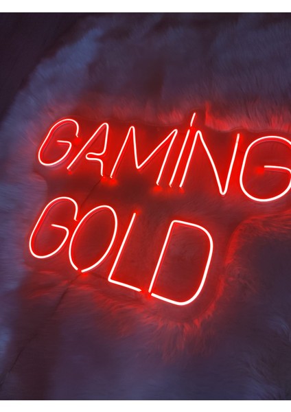 Gaming Gold Gamer Neon LED TABELA(70X50CM) modelleri