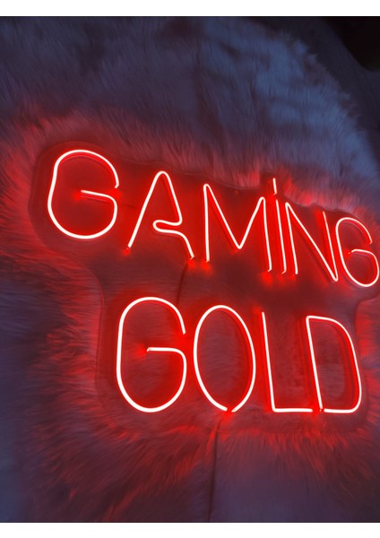 Gaming Gold Gamer Neon LED TABELA(70X50CM) fırsatları