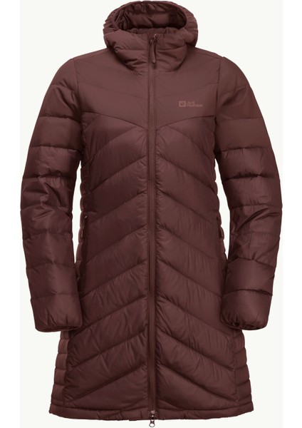 Jack Wolfskin Tundra Down Coat W Mor Kadın Mont