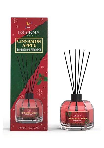 Lorinna Paris Cınnamon Apple Bambu Çubuklu Oda Kokusu 130 ml