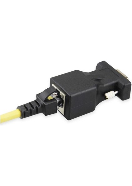 RS232 To RJ45 9 Pin Ethernet Adaptör Ekleme Ek Uzatıcı Extender Çevirici Dönüştürücü 30M modelleri