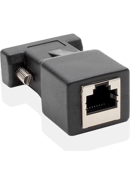 RS232 To RJ45 9 Pin Ethernet Adaptör Ekleme Ek Uzatıcı Extender Çevirici Dönüştürücü 30M fırsatları