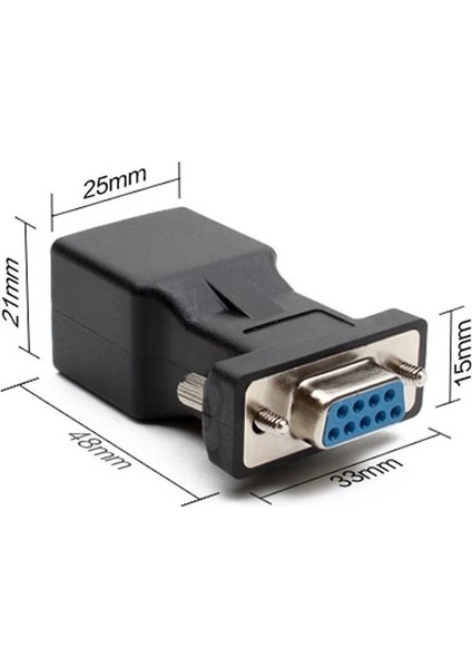 RS232 To RJ45 9 Pin Ethernet Adaptör Ekleme Ek Uzatıcı Extender Çevirici Dönüştürücü 30M indirimleri