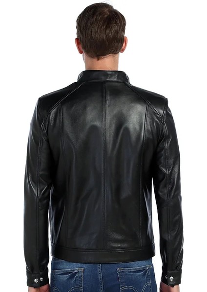 Erkek Hakiki Deri Mont modelleri