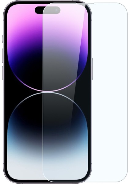 Apple iPhone 14 Pro Max ile Uyumlu Ekran Koruyucu Şeffaf Temperli Kırılmaz Cam Ekran Koruyucu