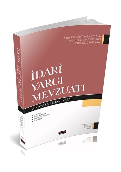 İdari Yargı Mevzuatı