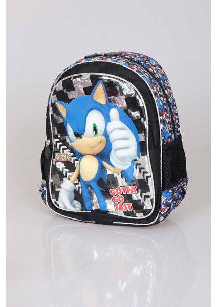 LİSANSLI SONIC ÖZEL KOLEKSİYON İLK VE ORTA ÖĞRETİM OKUL ÇANTASI