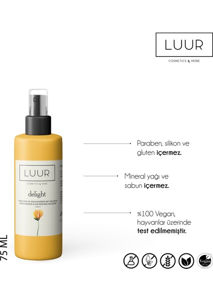 Delight Besleyen ve Nemlendiren 80° Kolonya fiyatları