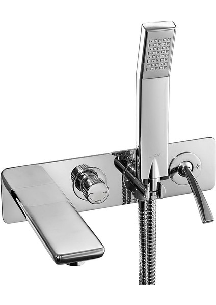 Novita Ankastre Banyo Bataryası Duşlu 3 Parça Set / 3 Yollu Eca. Ankset.BD304