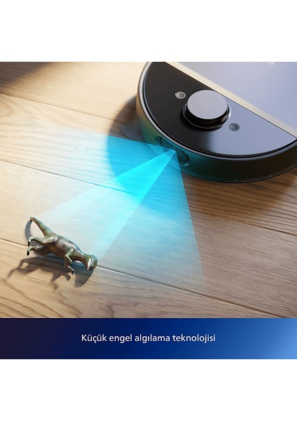 7000 Serisi Aqua Islak ve Kuru Temizlik Robotu, Güçlü 5200 Mah Li-Ion PIL,5000 Pa Emiş Gücü, 360 Lazer Navigasyon, EPA11 Filtre, Homerun Mobil