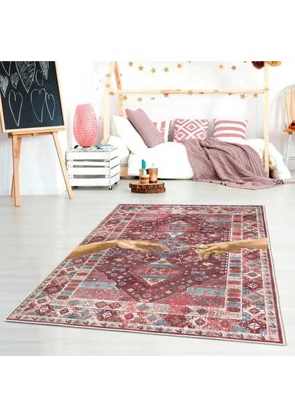 Dekoratif Özel Tasarım Yıkanabilir,ince, Kaymaz Tabanlı, Modern Genç Oda Halısı modelleri