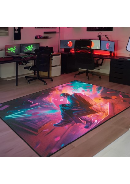 Dekoratif Özel Tasarım Yıkanabilir,ince, Kaymaz Tabanlı, Modern Genç Oda Halısı modelleri