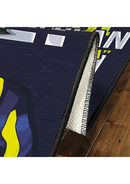 Dekoratif Özel Tasarım Yıkanabilir,ince, Kaymaz Tabanlı, Modern Genç Oda Halısı indirimleri