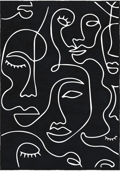 Modern Dekoratif Yıkanabilir Kaymaz Taban Halı – İnce, Yumuşak Salon Halısı, Mutfak Halısı ve Yolluk fırsatları