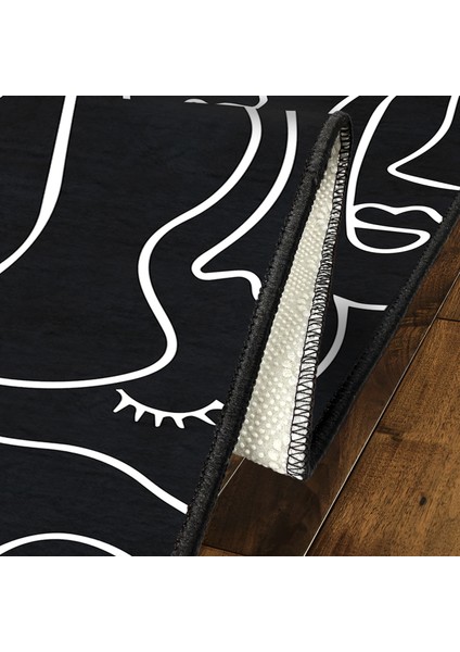 Modern Dekoratif Yıkanabilir Kaymaz Taban Halı – İnce, Yumuşak Salon Halısı, Mutfak Halısı ve Yolluk indirimleri