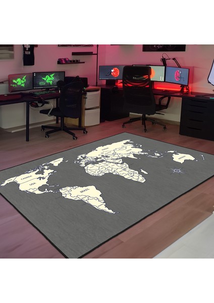 Dekoratif Özel Tasarım Yıkanabilir,ince, Kaymaz Tabanlı, Modern Genç Oda Halısı modelleri