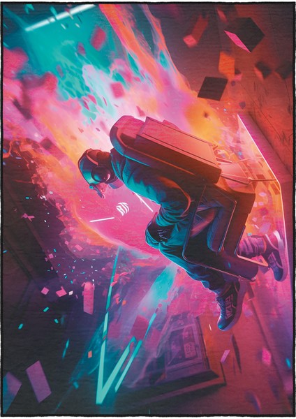 Dekoratif Özel Tasarım Yıkanabilir,ince, Kaymaz Tabanlı, Modern Genç Oda Halısı fırsatları