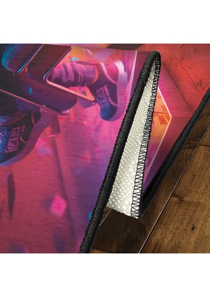 Dekoratif Özel Tasarım Yıkanabilir,ince, Kaymaz Tabanlı, Modern Genç Oda Halısı indirimleri