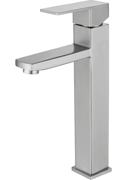 Inox Çanak Lavabo Bataryası (Mat Krom)