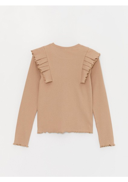 Kız Çocuk Kaşkorse Fırfırlı Bel Boy SweatShirt